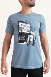 Cinema Beaubien Men's T-Shirt Blue