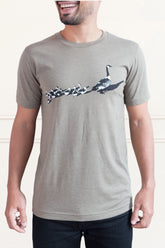 Geese T-Shirt Men Khaki Green