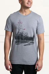 Autumn Men's T-Shirt Men Grey