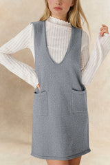 Kelly Sleeveless Knit Dress with Pockets