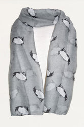 Scarf Light Pinguin Print