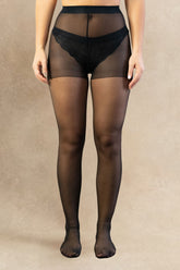 Tights Semi-Opaque Stockings + Mesh Laundry Bag