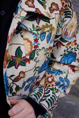 Elodie Women's Tapestry Floral Jacket Vintage-Inspired Embroidery