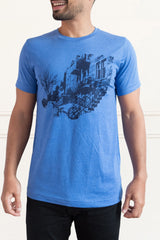 Miles end T-Shirt Men Blue