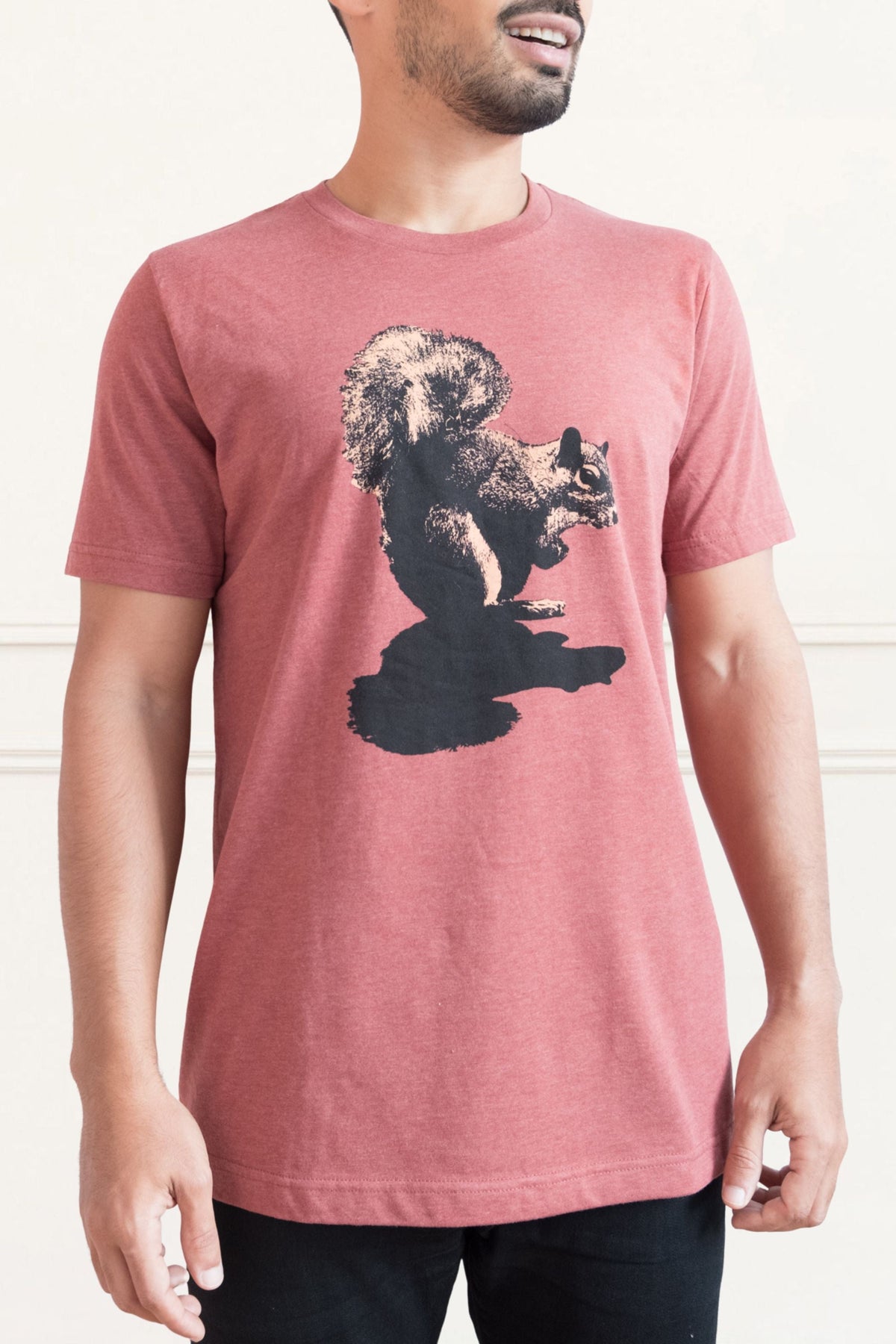 Squirrel T-Shirt Men Orange