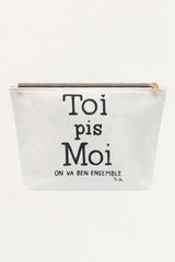 You & I Pouch Natural Canvas