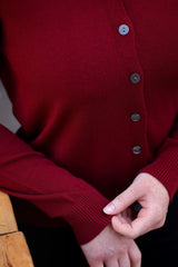 Collette Lightweight Solid Cardigan Button Front Long Sleeves