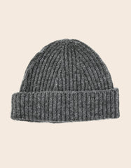 Beannie Hat Rib Knit Solid Color