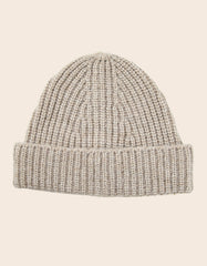 Beannie Hat Rib Knit Solid Color