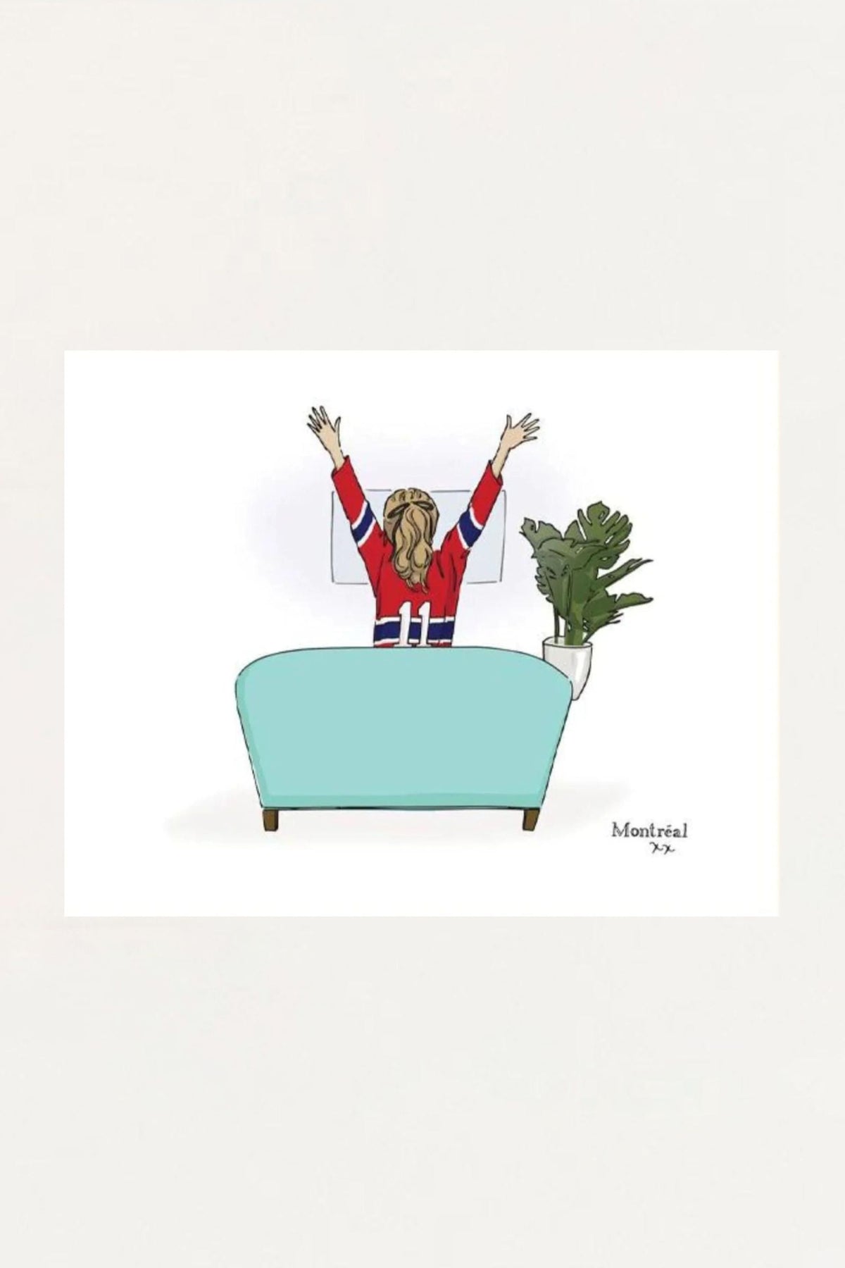 Art Print - Go Habs Go