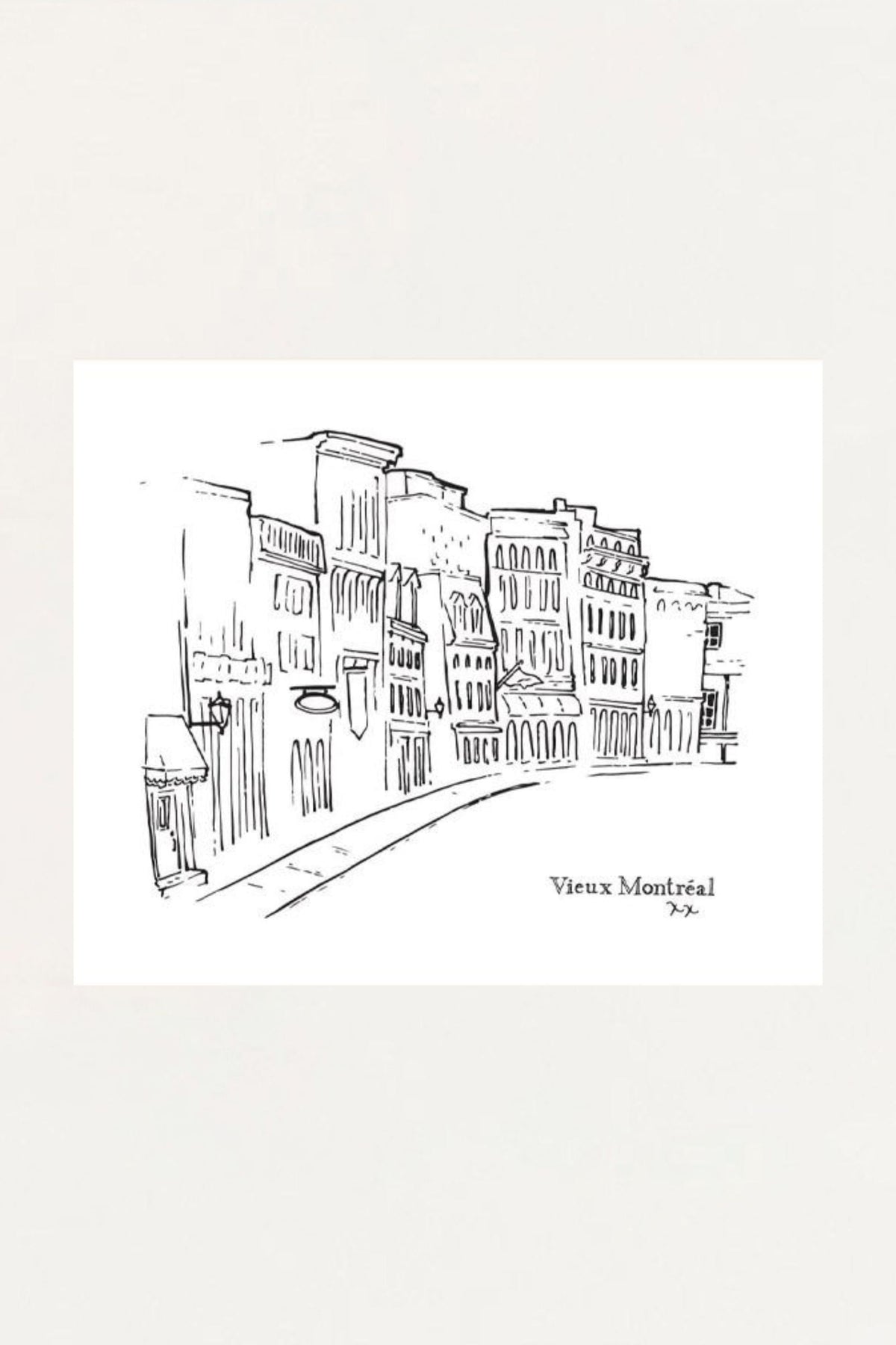 Art Print - Vieux Montreal