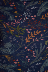 Botanical Print Scarf Lightweight Floral BL