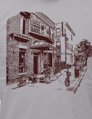 Fairmount Bagel T-Shirt Homme Grey