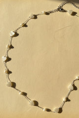 Heart & Pearl Chain Necklace