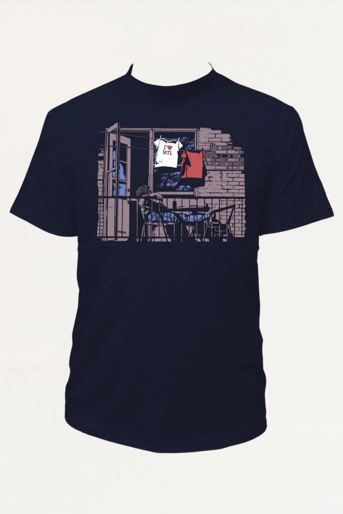 J'aime Montreal T-Shirt Navy