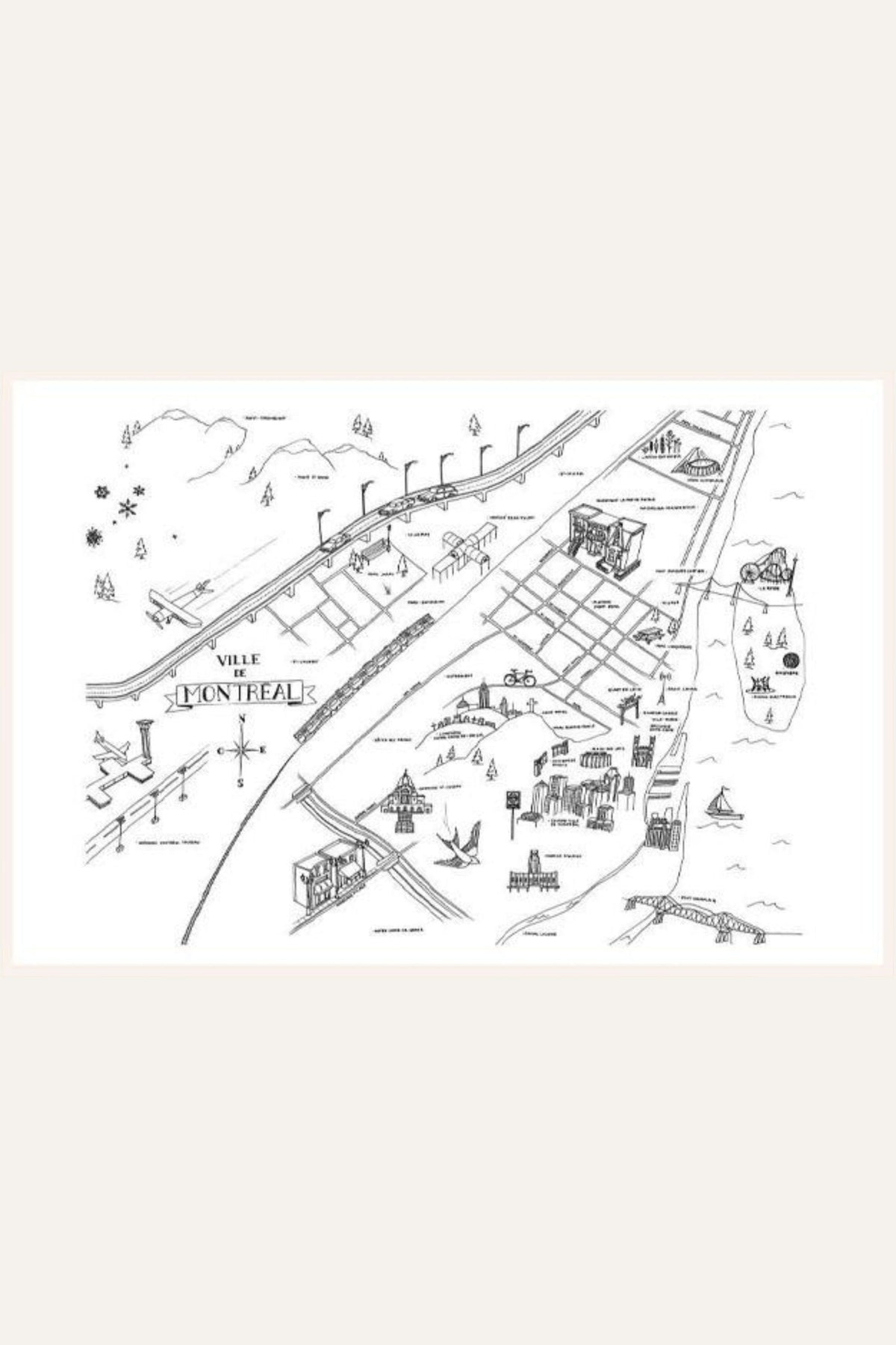 Post Card - Metropolitan Map