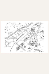 Post Card - Metropolitan Map