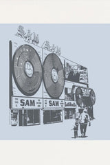 Sam The Record Man Men's T-Shirt Blue
