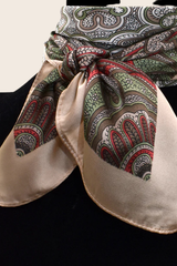 Scarf Neck Hair Paisley