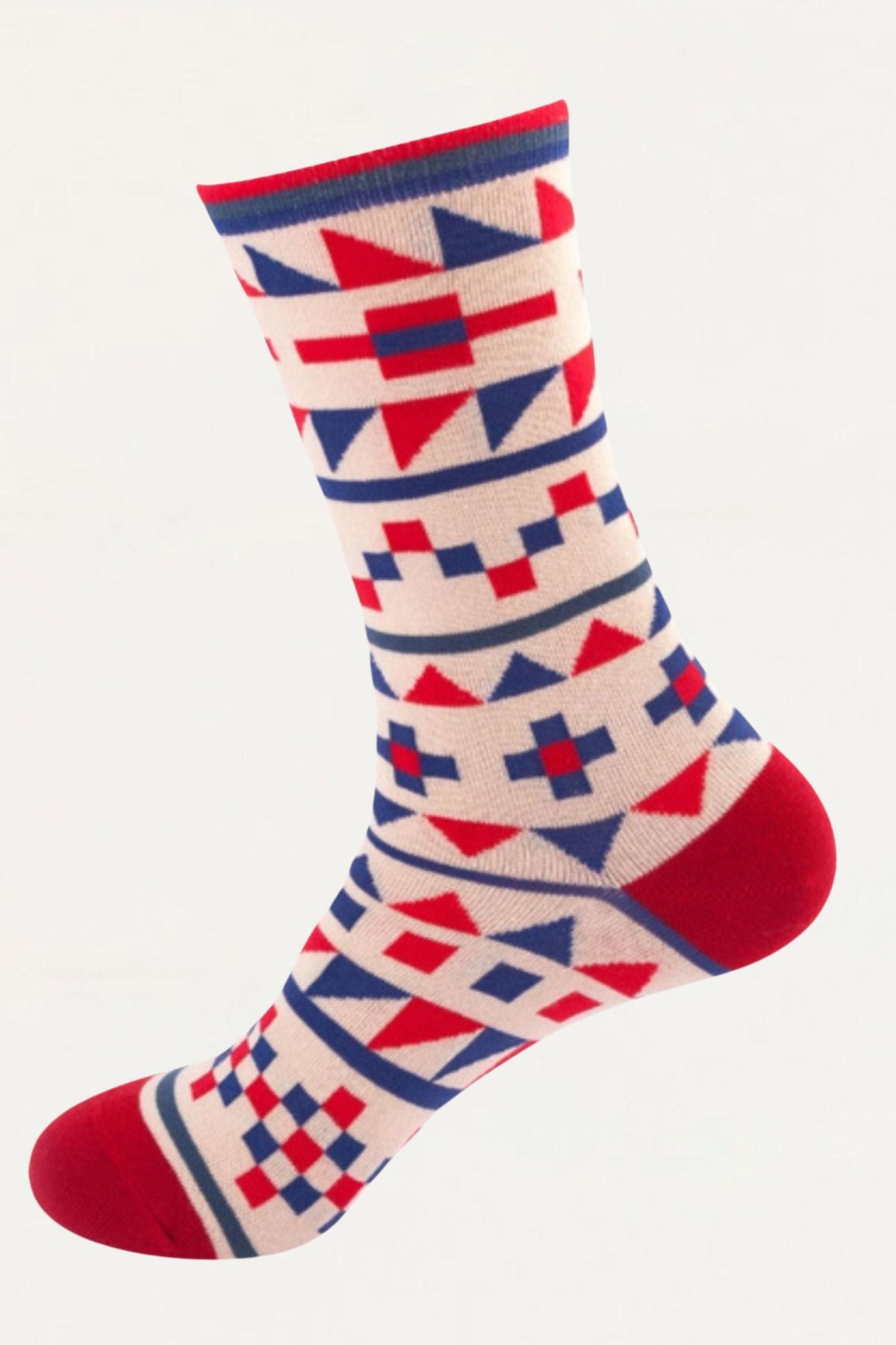 Socks Playful Geometric Pattern