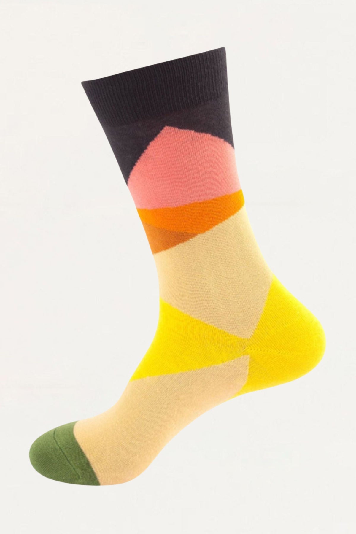 Socks Color Block Motif