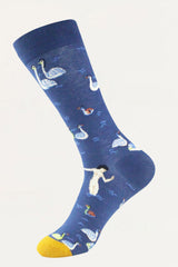 Socks Woman Bathing Navy