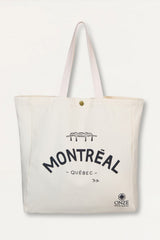 Tote Bag Montreal Quebec Illustration Canvas