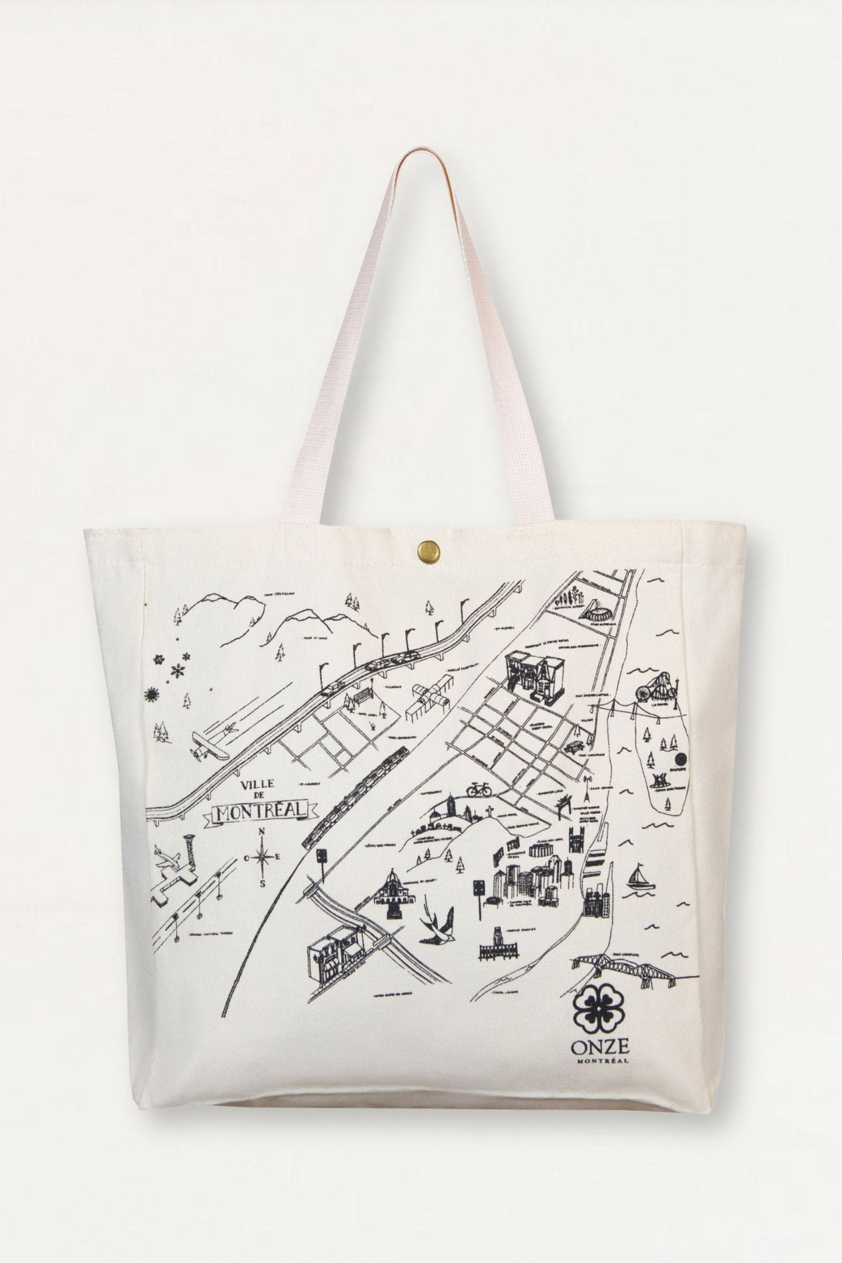 La Métropolitaine Montreal Canvas Tote Bag