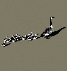 Geese T-Shirt Men Khaki Green